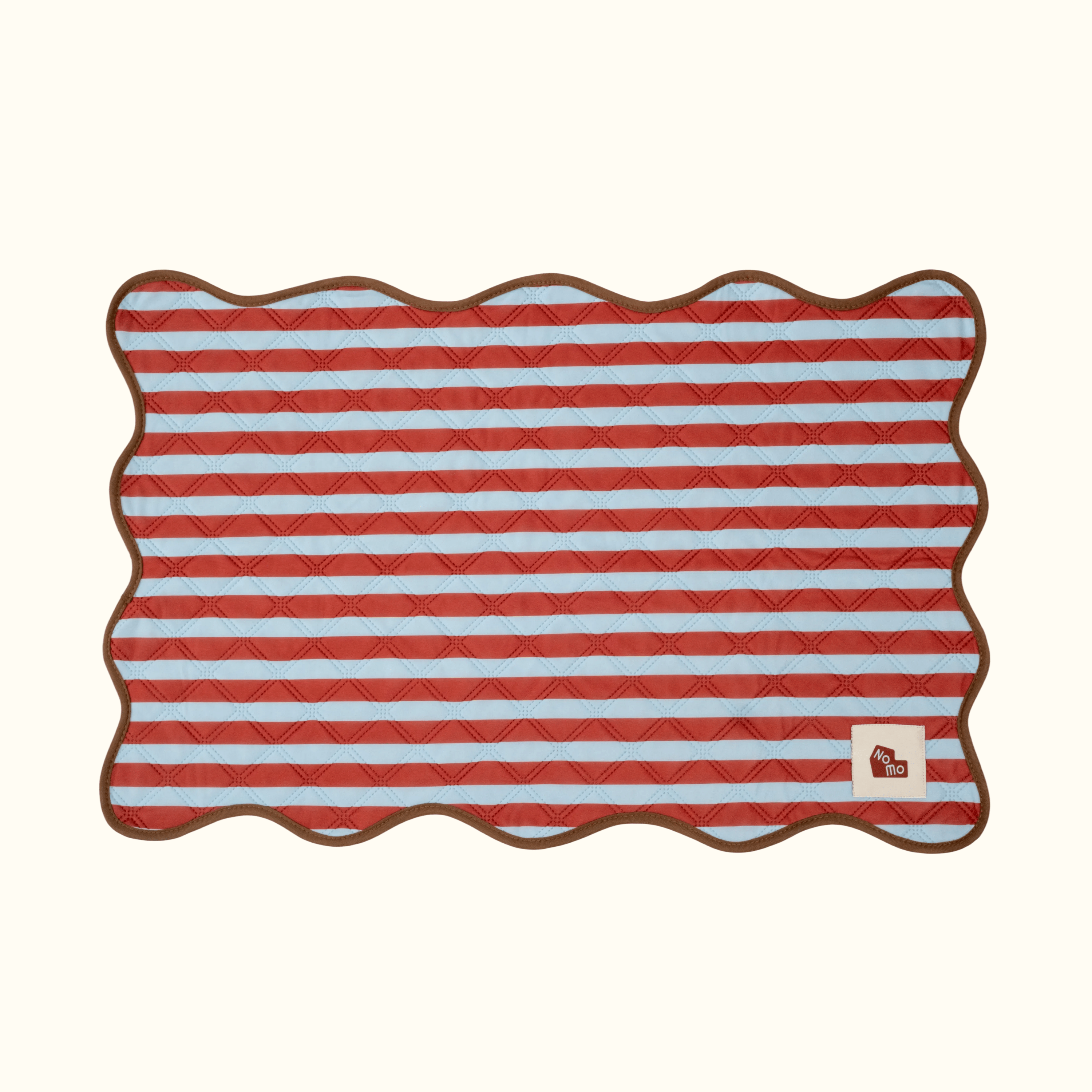The Ellie Pad Red & Blue Stripe