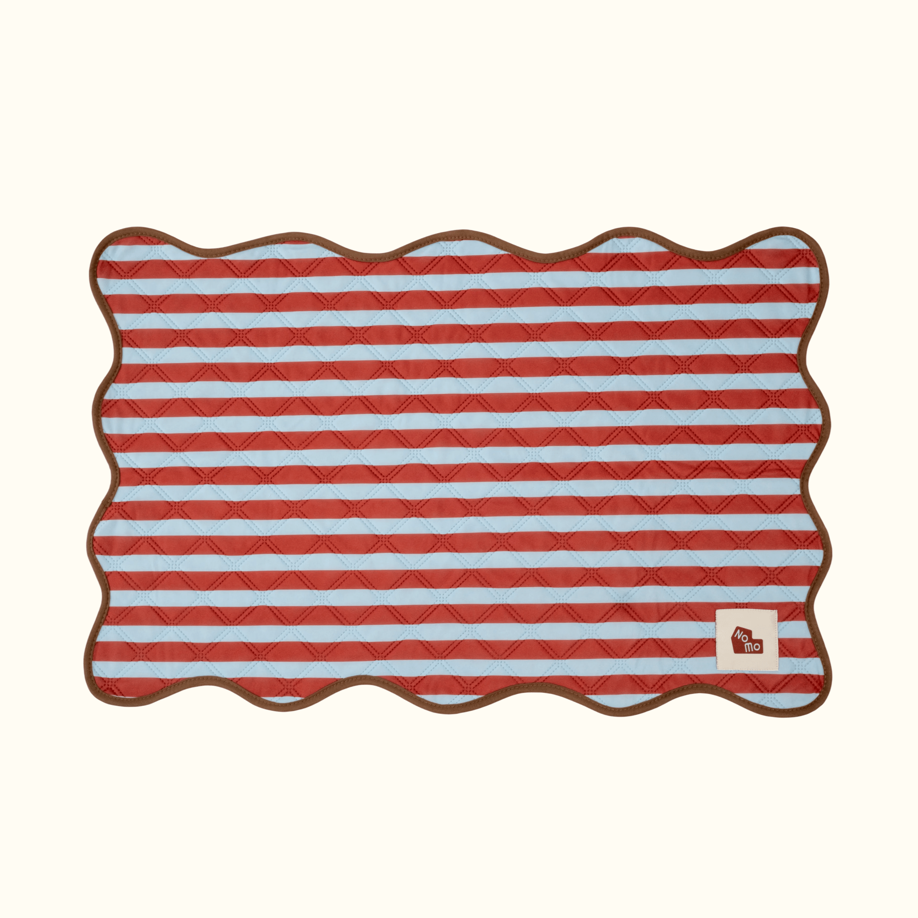 The Ellie Pad Red & Blue Stripe