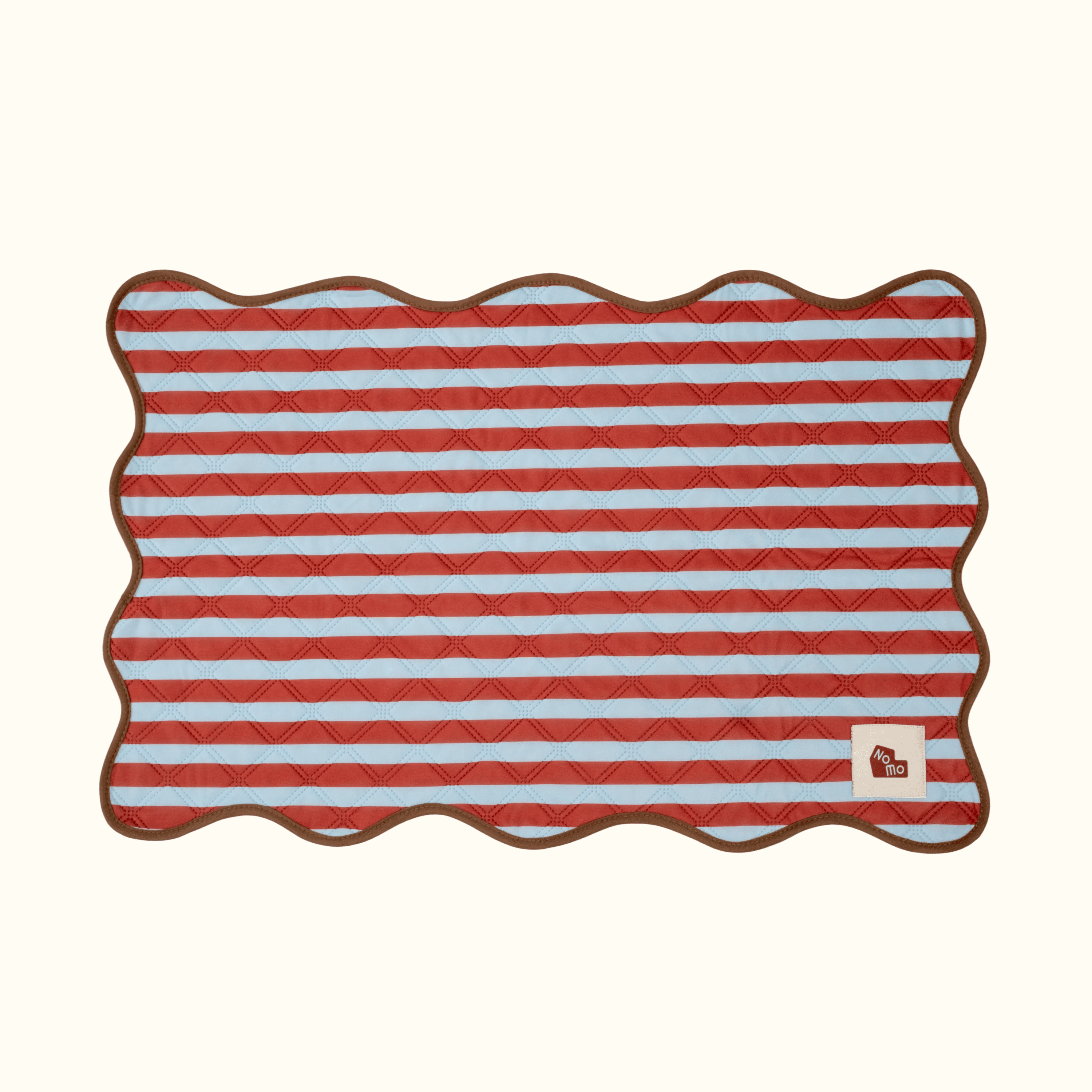 The Ellie Pad Red & Blue Stripe