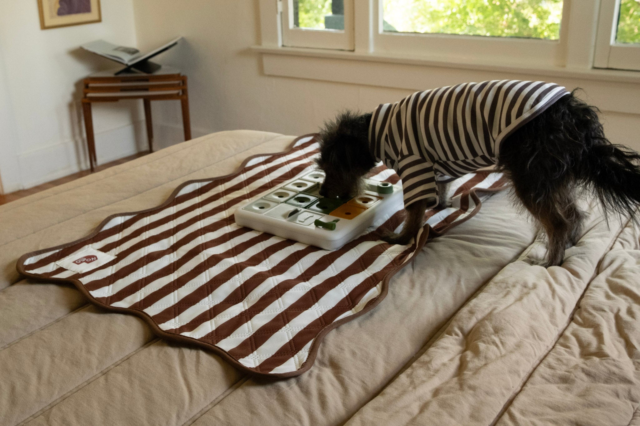 The Ellie Pad under lick and interactive toys